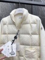 Moncler women's lined wool zipper down sweater - Image 8