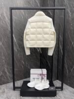 Moncler women's lined wool zipper down sweater - Image 3