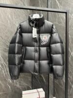 Moncler Lester Pixel Ski Cartoon Logo Short Men's Down Jacket Clip - Image 8