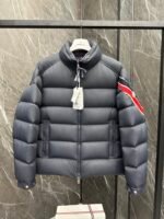 MMoncler Solayan uomo tricolore rifinito corto piumino giacca giacca