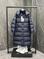 Moncler Hanoverian (matte midnight blue) long men's down jacket - Image 10