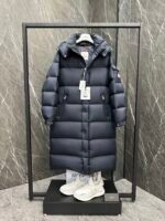 Moncler Hanoverian (matte midnight blue) long men's down jacket - Image 9