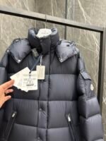 Moncler Hanoverian (matte midnight blue) long men's down jacket - Image 8