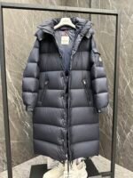 Moncler Hanoverian (matte midnight blue) long men's down jacket - Image 5