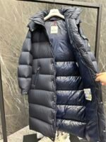 Moncler Hanoverian (matte midnight blue) long men's down jacket - Image 4