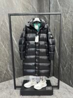 Moncler Hanoverian (matte midnight blue) long men's down jacket - Image 10