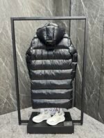Moncler Hanoverian (matte midnight blue) long men's down jacket - Image 3