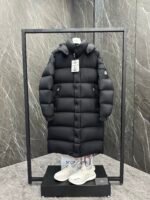 Moncler Hanoverian (matte midnight blue) long men's down jacket - Image 2