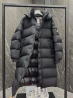 Moncler Hanoverian (matte midnight blue) long men's down jacket - Image 8