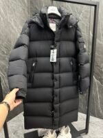 Moncler Hanoverian (matte midnight blue) long men's down jacket - Image 6