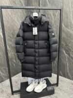 Moncler Hanoverian (matte midnight blue) long men's down jacket - Image 5