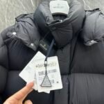 Moncler Hanoverian (matte midnight blue) long men's down jacket - Image 4