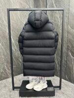 Moncler Hanoverian (matte midnight blue) long men's down jacket - Image 3