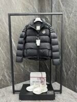 Moncler x Christopher Raxxy Men's and Women's 3D Quilted Zipper Down Jacket - Image 9