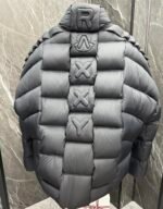 Moncler x Christopher Raxxy Men's and Women's 3D Quilted Zipper Down Jacket - Image 3