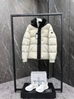 Moncler Madeira Black Warrior Short Men's Down Jacket - Image 2