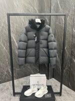 Moncler Madeira Black Warrior Short Men's Down Jacket - Image 2