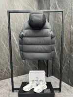 Moncler Madeira Black Warrior Short Men's Down Jacket - Image 3