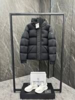 Moncler Madeira Black Warrior Short Men's Down Jacket