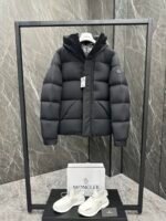 Moncler Madeira Black Warrior Short Men's Down Jacket - Image 2
