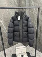 Moncler Madeira Black Warrior Short Men's Down Jacket - Image 8