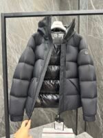 Moncler Madeira Black Warrior Short Men's Down Jacket - Image 7