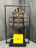 Fendi high-tech fabric down jacket