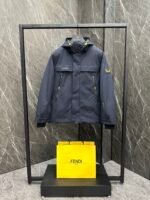 FENDI 2024 Little Monster Men's Fashion Hooded Down Jacket