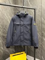 FENDI 2024 Little Monster Men's Fashion Hooded Down Jacket - Image 9