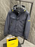 FENDI 2024 Little Monster Men's Fashion Hooded Down Jacket - Image 7