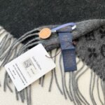 Louis Vuitton Men's Cashmere Black Scarf Size: 30*180cm - Image 7