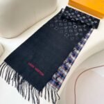 Louis Vuitton 2024 new Red twill plaid cashmere scarf Size: 32*180cm - Image 5