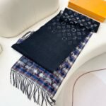 Louis Vuitton 2024 new Red twill plaid cashmere scarf Size: 32*180cm - Image 3