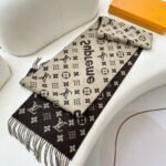 Louis Vuitton LV ×Supreme co-branded brown wool scarf Size: 30*180cm - Image 3