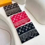 Louis Vuitton LV ×Supreme joint pink wool scarf Size: 30*180cm - Image 2