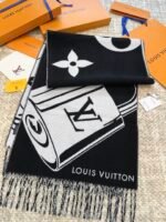 Louis Vuitton 3D black scarf Size: 200x34 cm - Image 6