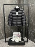 Moncler Grenoble Black Label Velcro Zhangzai Stand up Collar Down Jacket