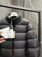 Moncler Grenoble Black Label Velcro Zhangzai Stand up Collar Down Jacket - Image 8