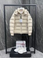 Moncler Maya laminated leather logo Classic Short Down - Image 2