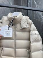 Moncler Maya laminated leather logo Classic Short Down - Image 9