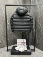 Moncler Maya laminated leather logo Classic Short Down - Image 3