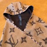 Louis Vuitton jacquard woven integrated hooded scarf Size: 196 * 26 cm - Image 2