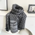 Louis Vuitton 100% imported knitted cashmere scarf Size: 180*32cm