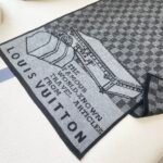 Louis Vuitton 100% imported knitted cashmere scarf Size: 180*32cm - Image 5