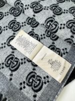 GUCCI 2024 Winter Series Double G Jacquard Scarf  Size: 180*35cm - Image 6