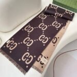 GUCCI jacquard wool scarf Size: 35 * 180 cm - Image 6