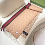 Gucci classic cashmere khaki shawl scarf size: 70*200cm - Image 5