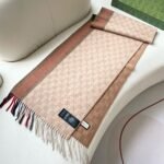 Gucci classic cashmere khaki shawl scarf size: 70*200cm - Image 4