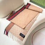 Gucci classic cashmere khaki shawl scarf size: 70*200cm - Image 3