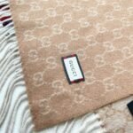 Gucci classic cashmere khaki shawl scarf size: 70*200cm - Image 7